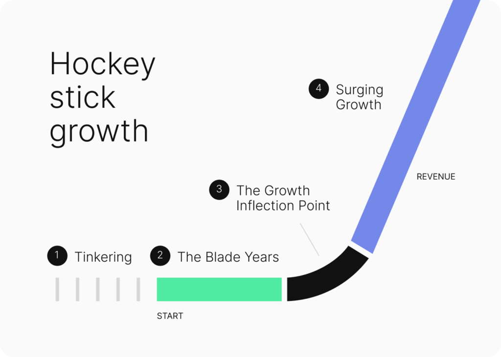 hockey stick growth