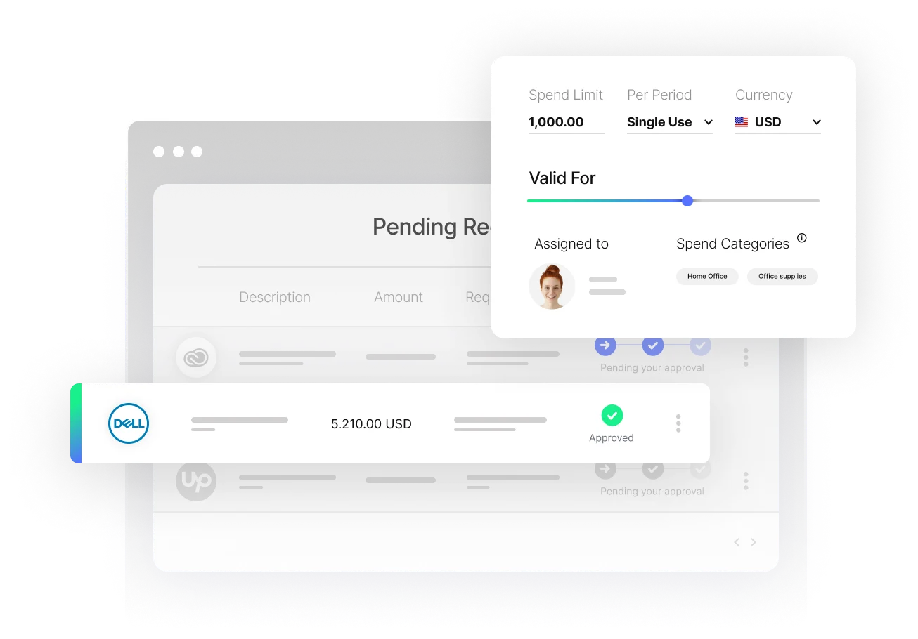 Manage spend from one centralized hub and get full control & visibility in real-time