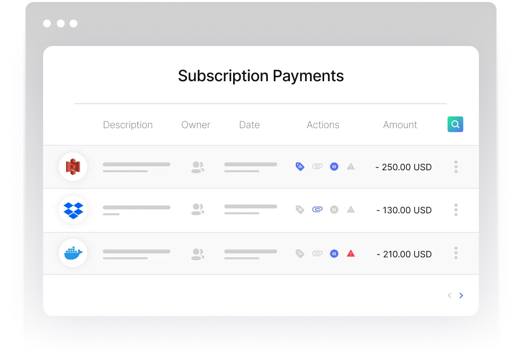 manage all SaaS Subscriptions in One Place